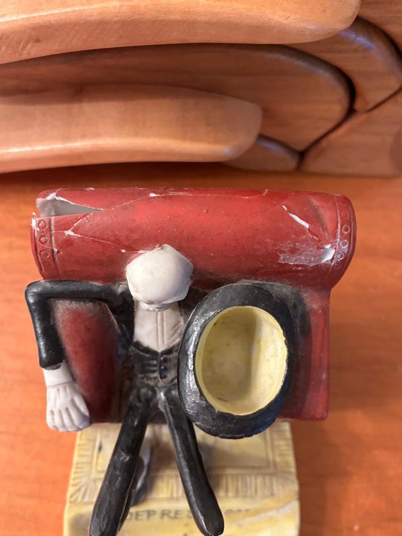 ビンテージ50s Japan スカル　髑髏　骸骨　灰皿　ネイバーフッド　死神