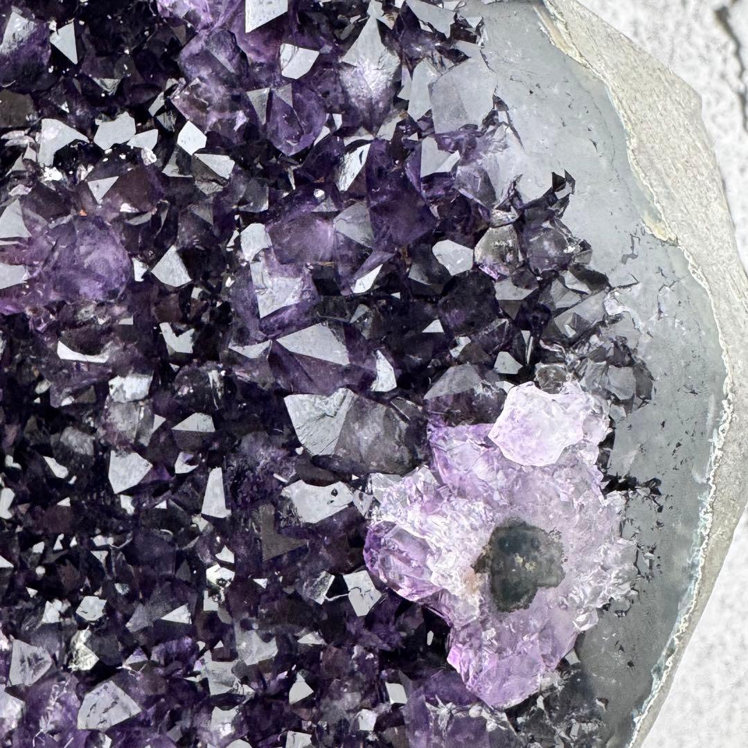 G-100アメジストクラスター ドーム 原石 天然石 パワーストーン　インテリア