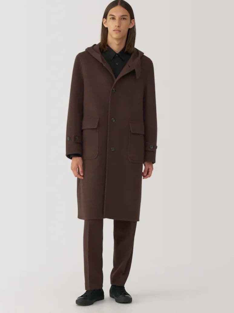 MUJI Labo無印良品 紳士 カシミヤ混ダッフルコート 新品タグ付