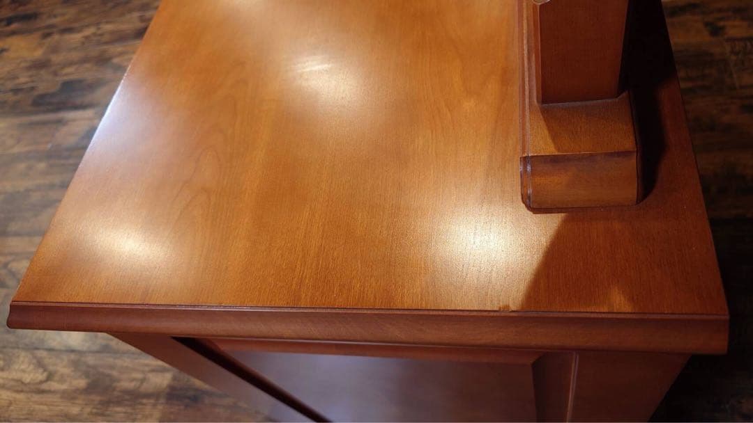 週末セール【新品・未使用】美品 横浜ダニエル チェストドレッサー ラウンド鏡付