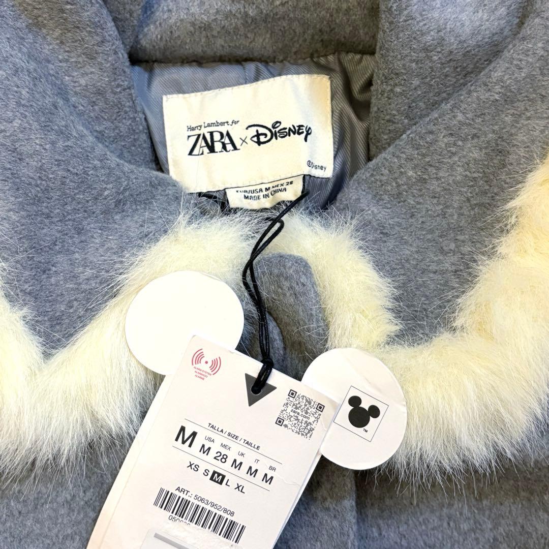 【ZARA×Disney×ハリーランバート】コントラストフェイクファージャケット