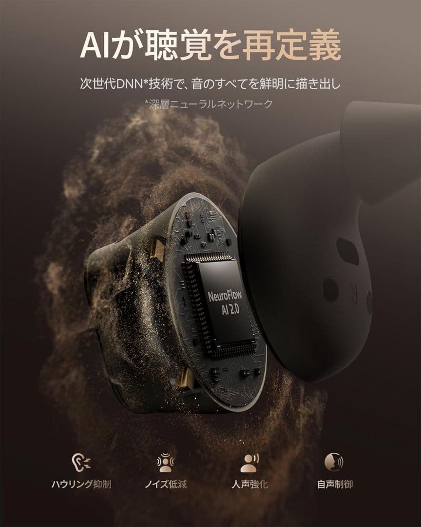 Cearvol Wave Lite 集音器　聴覚アンプ AUX-INテレビ対応