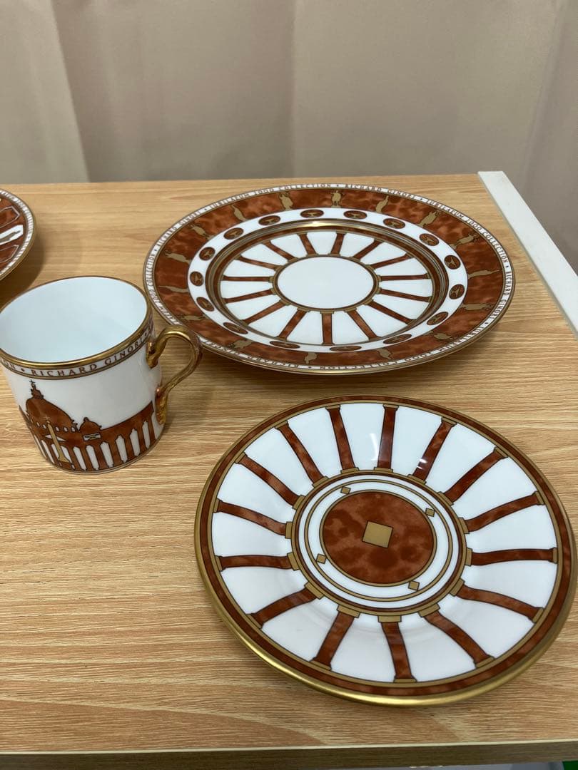 リチャードジノリ 2000 ミレニアム コレクション プレート C&S 2客 鉢
