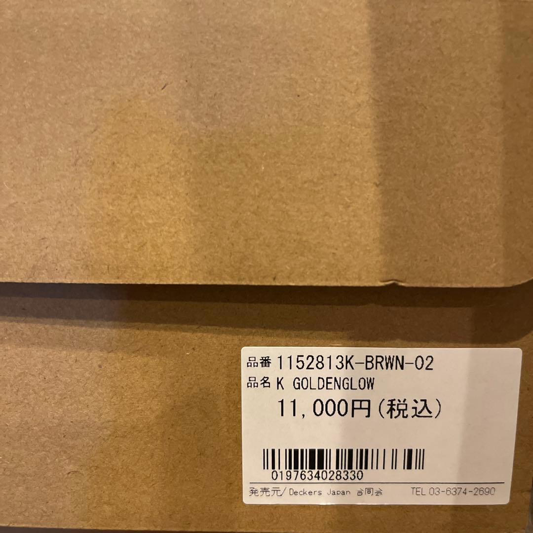 【新品未使用】UGG キッズサンダル 21cm GOLDENGLow