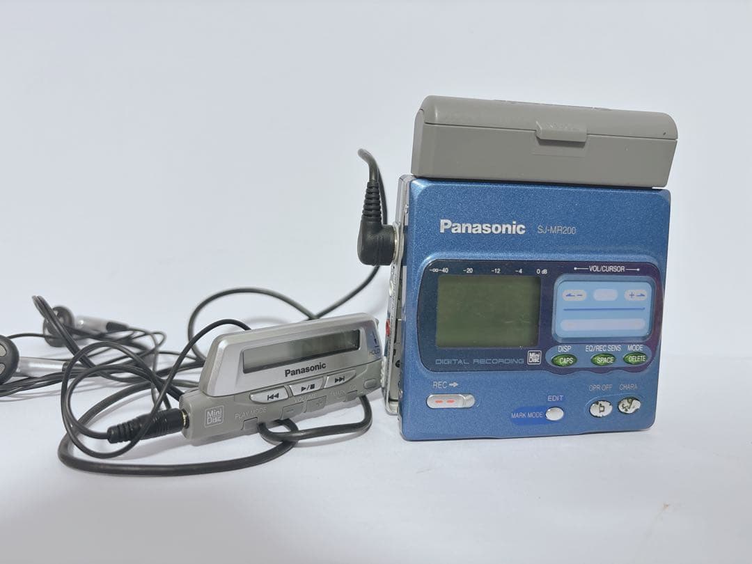 パナソニック MDプレーヤー SJ−MR200 通電確認OK