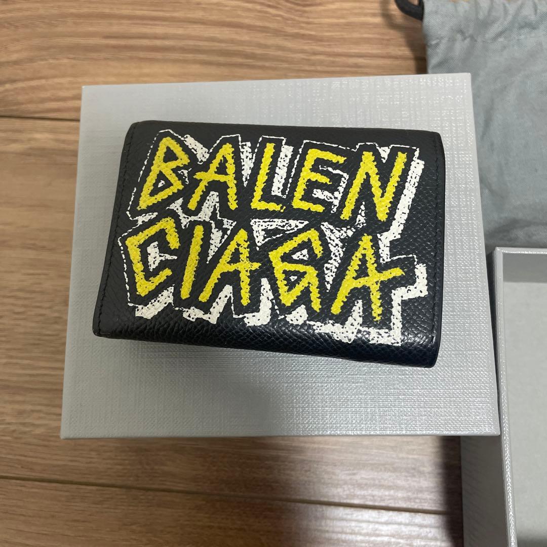 バレンシアガ ミニウォレット グラフィティー