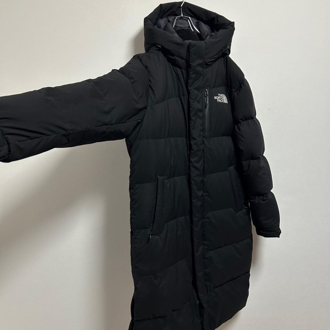 日本未入荷　海外限定　ノースフェイス　ホワイトレーベル　ロングダウンコート 黒
