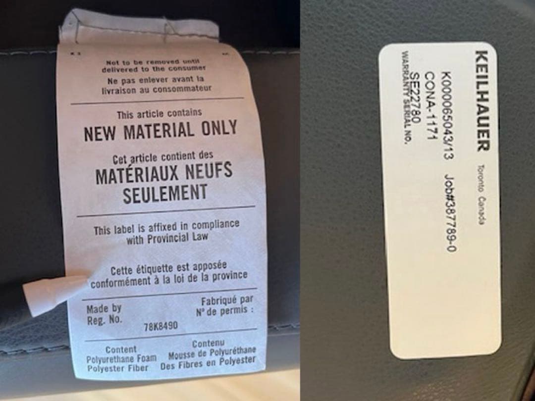 キールハワー　CONA 本革デスクチェア　総革　モダン　ミッドセンチュリー