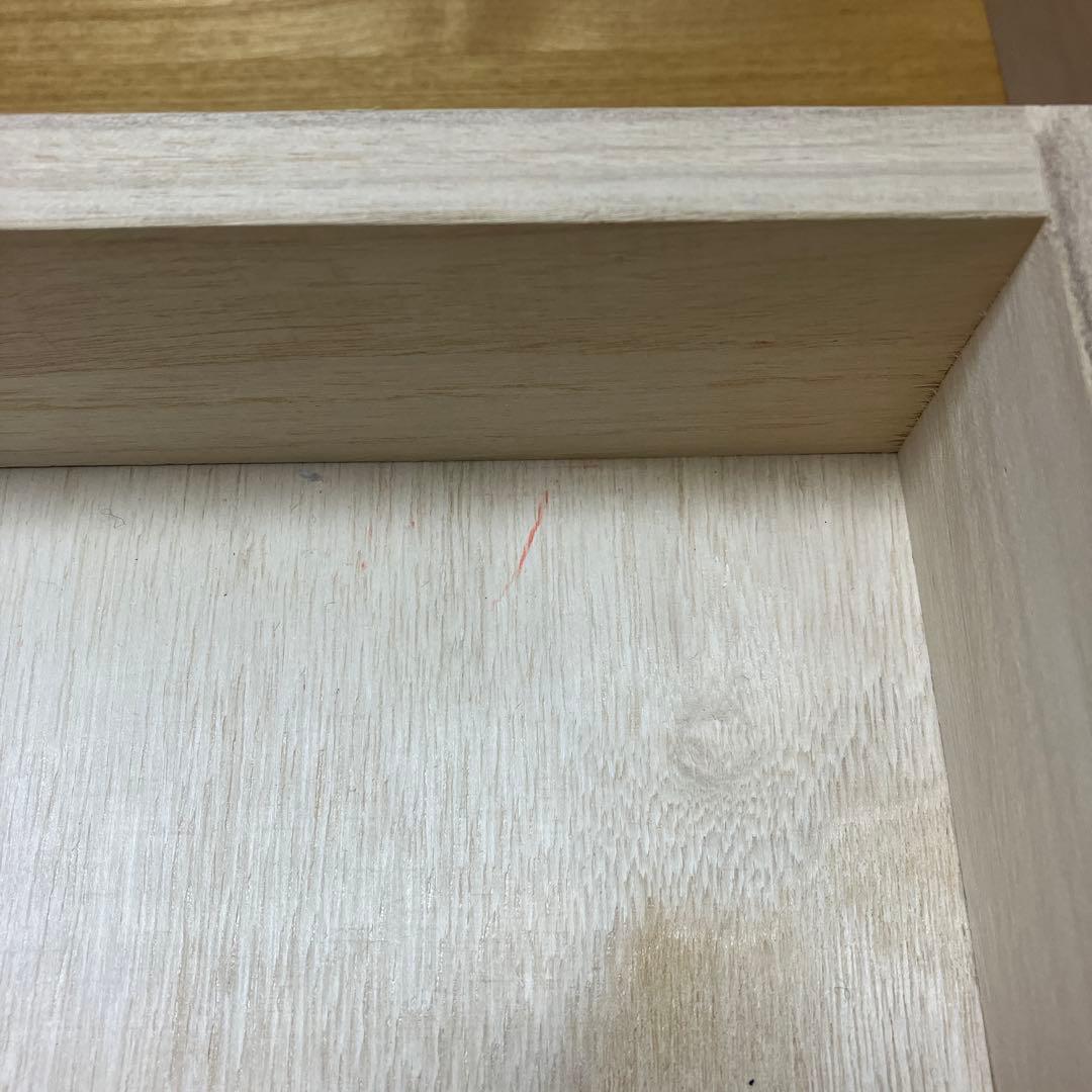 【直接お渡し】無印良品 タモ材 デスク/キャビネットセット　勉強机　中古