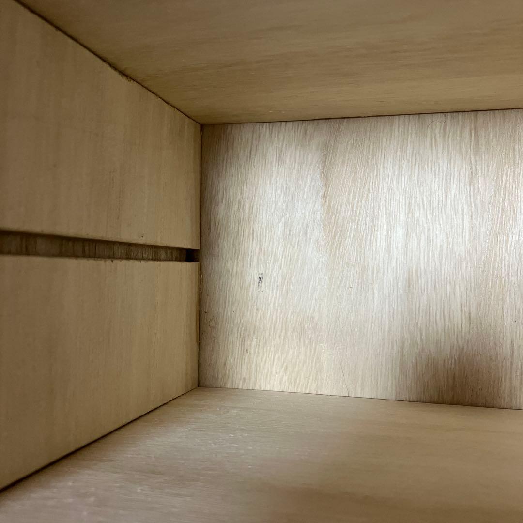 【直接お渡し】無印良品 タモ材 デスク/キャビネットセット　勉強机　中古