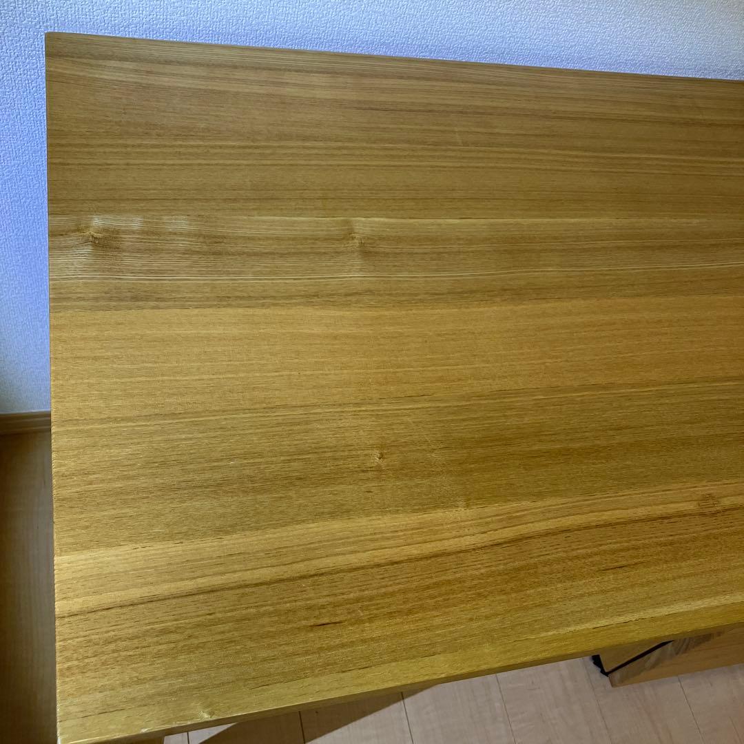 【直接お渡し】無印良品 タモ材 デスク/キャビネットセット　勉強机　中古