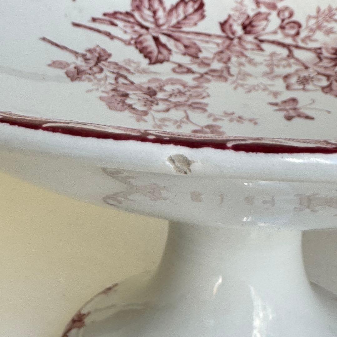 美品　フランスアンティーク　サンタマン　オーべピーヌ　コンポティエ