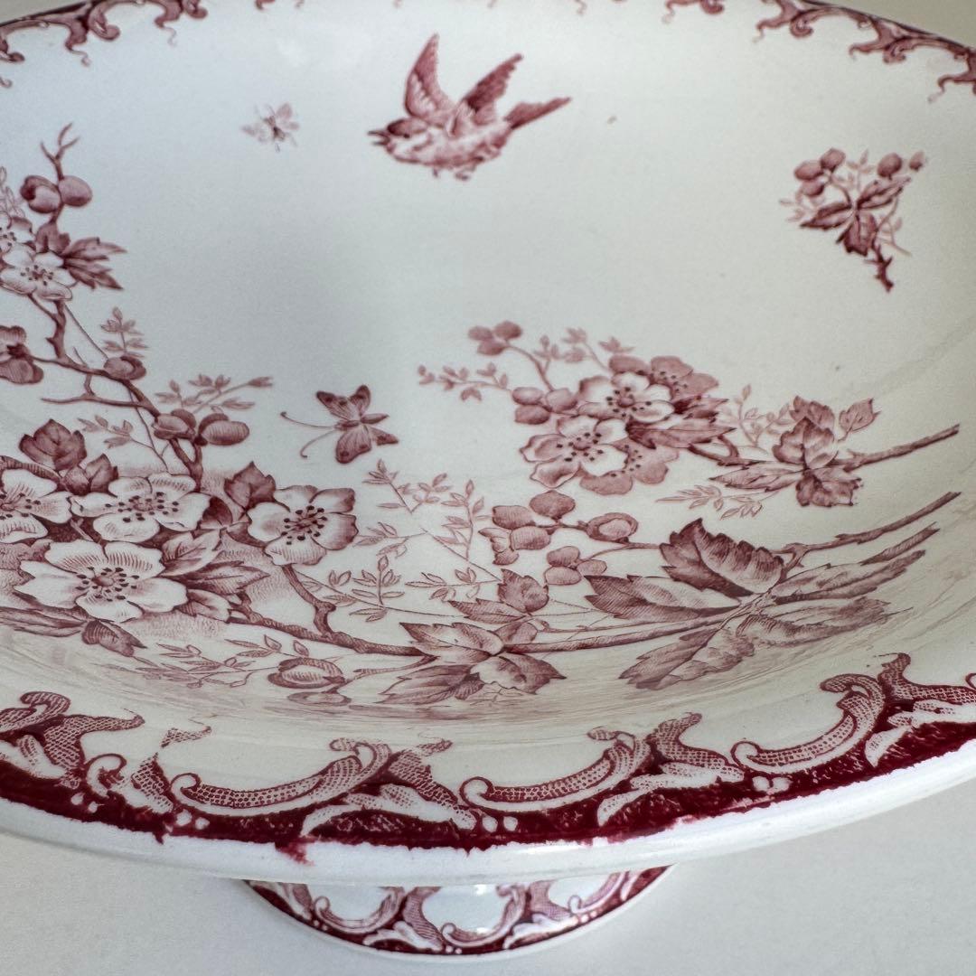 美品　フランスアンティーク　サンタマン　オーべピーヌ　コンポティエ