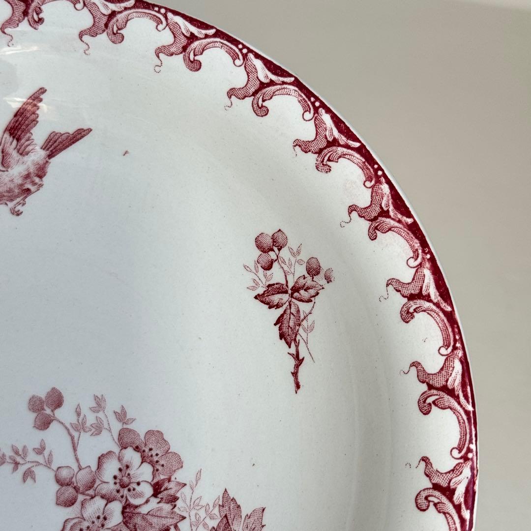 美品　フランスアンティーク　サンタマン　オーべピーヌ　コンポティエ