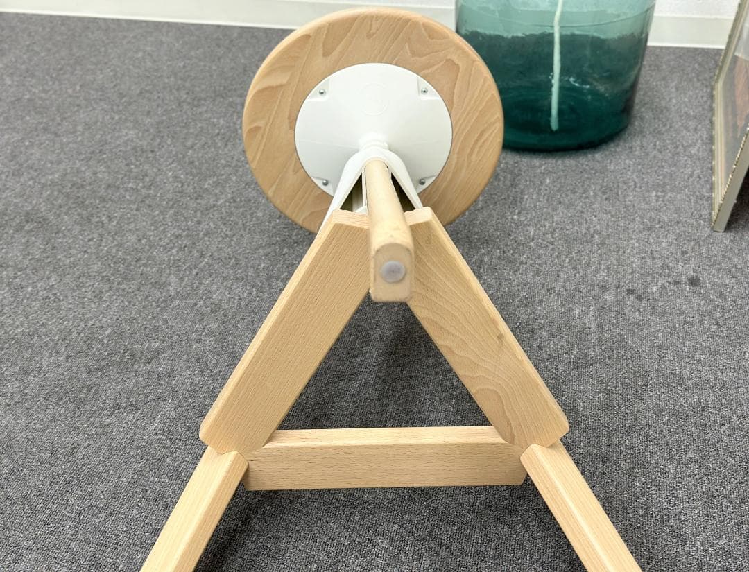 マジス■トム&ジェリー　足掛け＆昇降機能付　2脚セット　ハイカウンターチェア　白