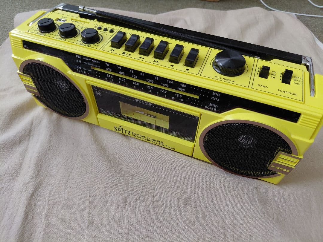 スピッツひみつスタジオBluetooth対応ラジカセ&アルバムカセットテープ