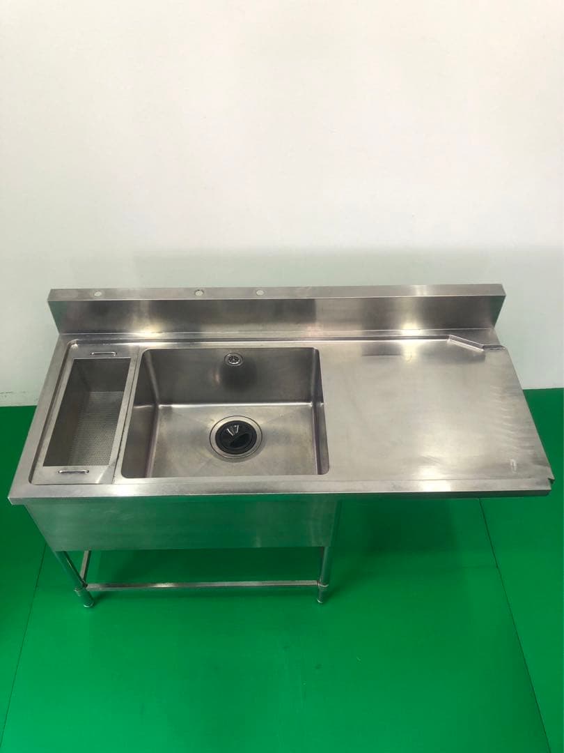 ☆地域限定送料無料☆工場整備品☆ソイルドシンク　幅1530 ステンレス　業務用