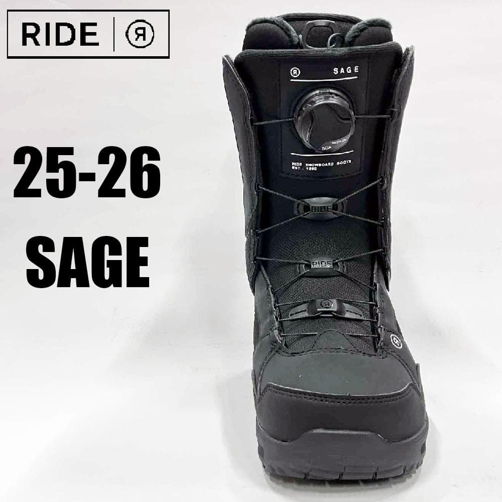 【新品】25-26 RIDE SAGE 24.0cm 女性用スノーボードブーツ