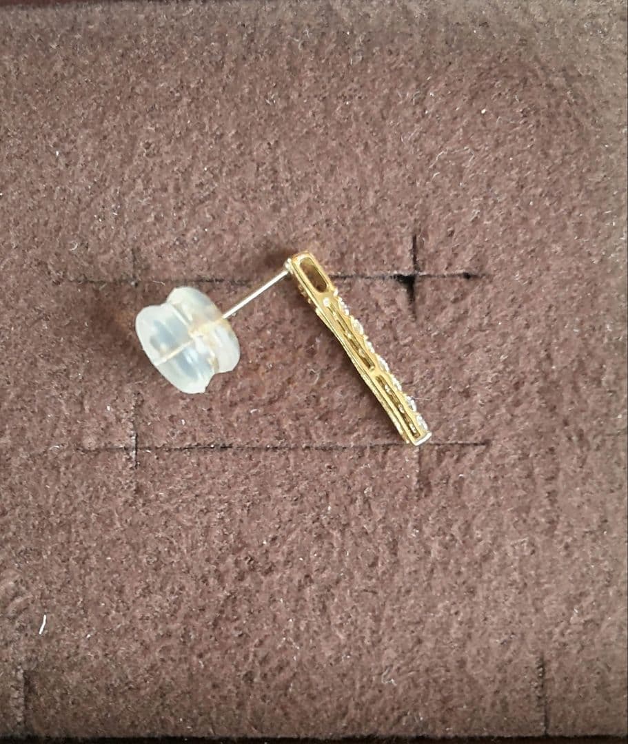 K18ダイヤモンドピアス 片耳用