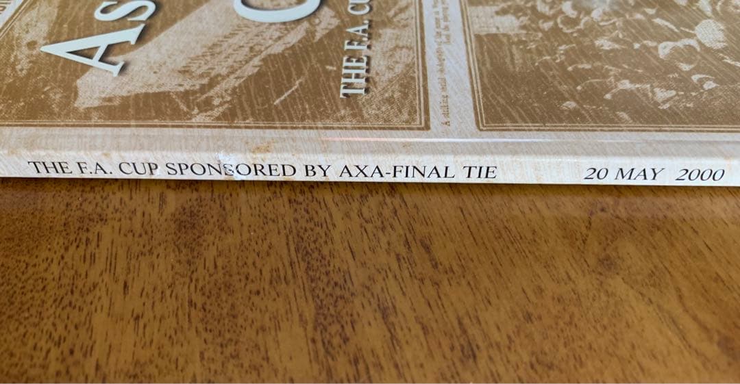 '00FA CupFinalプログラム 旧ウェンブリー最後の決勝戦