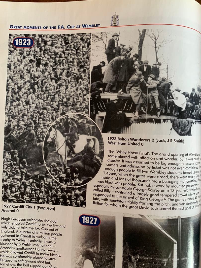 '00FA CupFinalプログラム 旧ウェンブリー最後の決勝戦