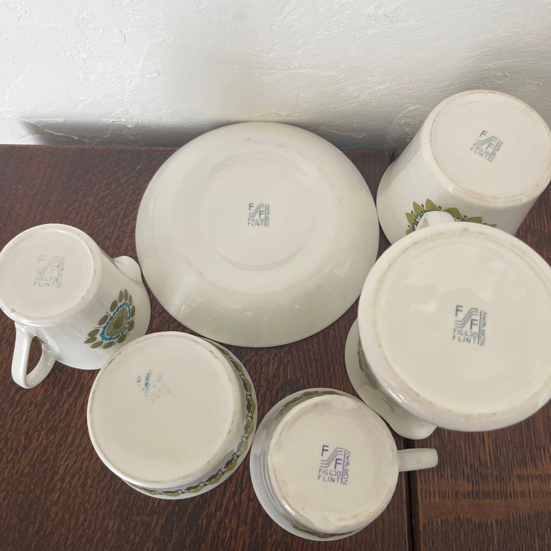 北欧ヴィンテージ　フィッギオ　6点セット