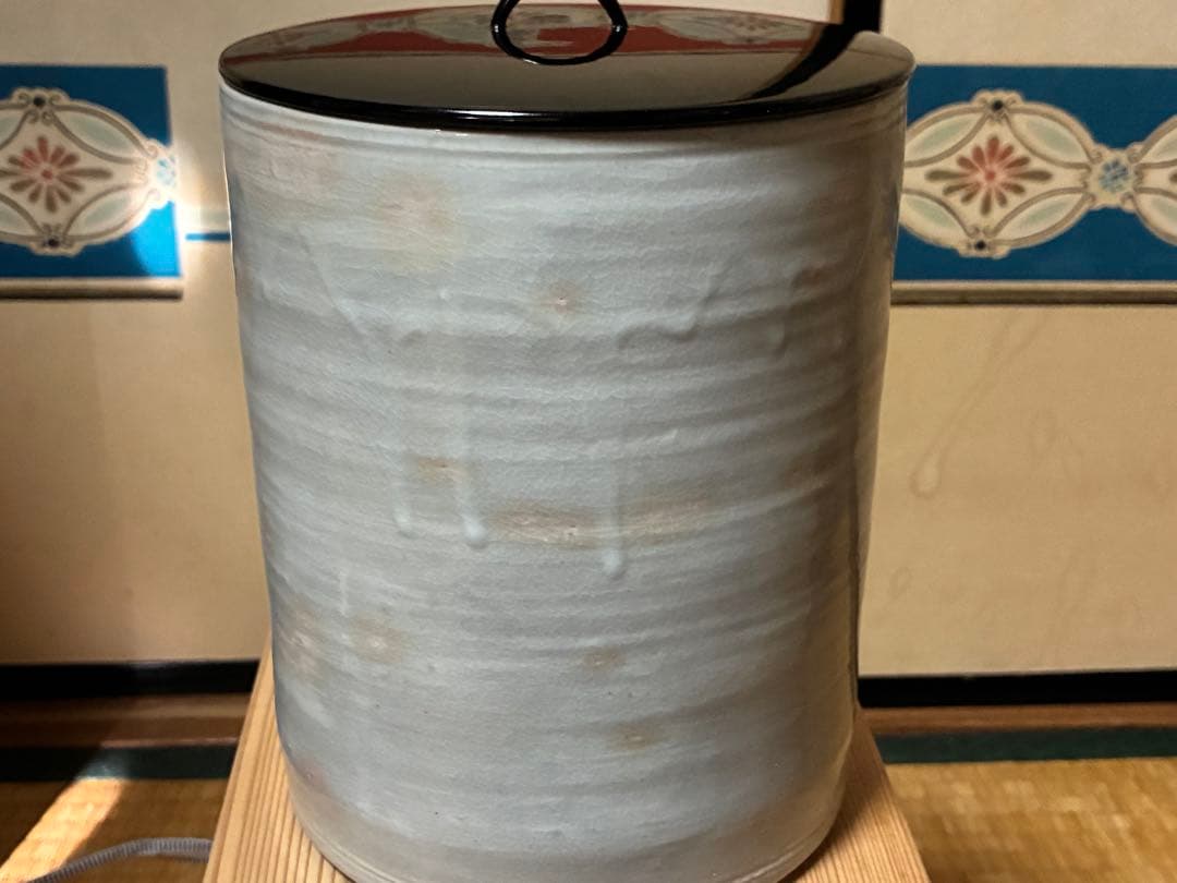 茶道具 陶器 水指 共箱 【森里 陶楽】作