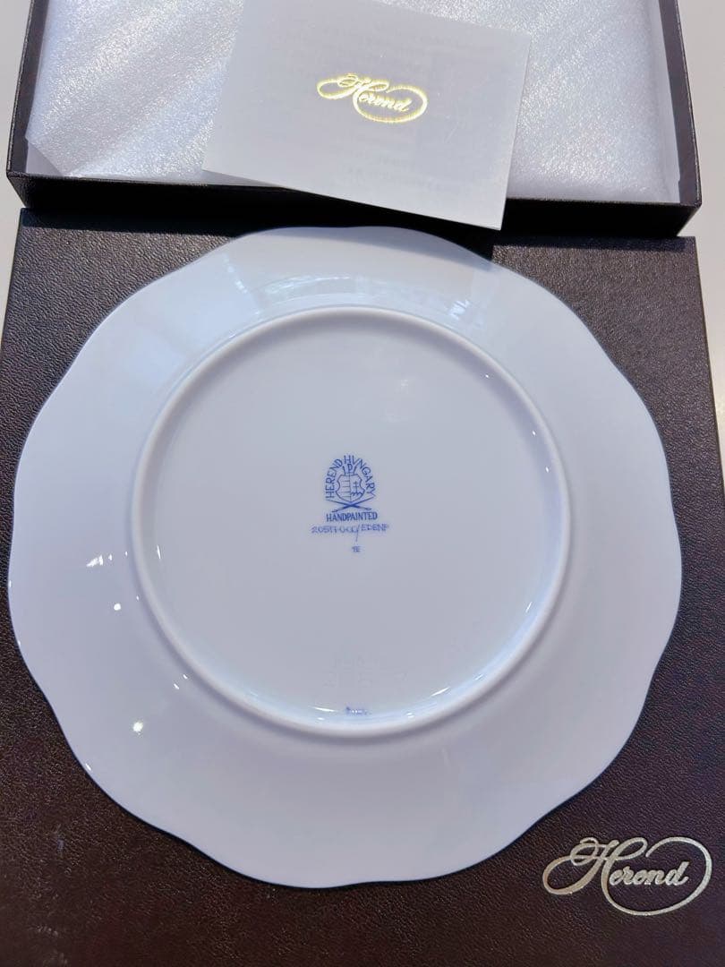 ヘレンド　新品未使用　エデンローズドラジェ　 デザートプレート