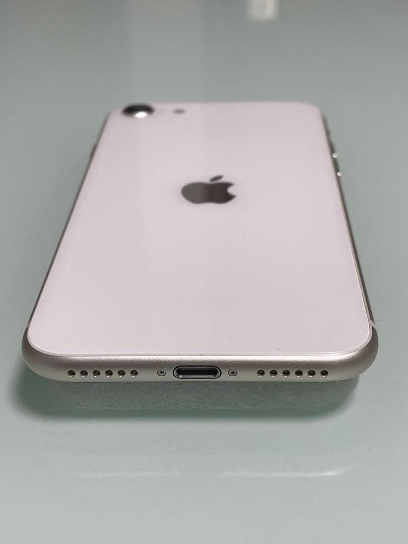 iPhone SE 第3世代 スターライト 64GB バッテリー100%