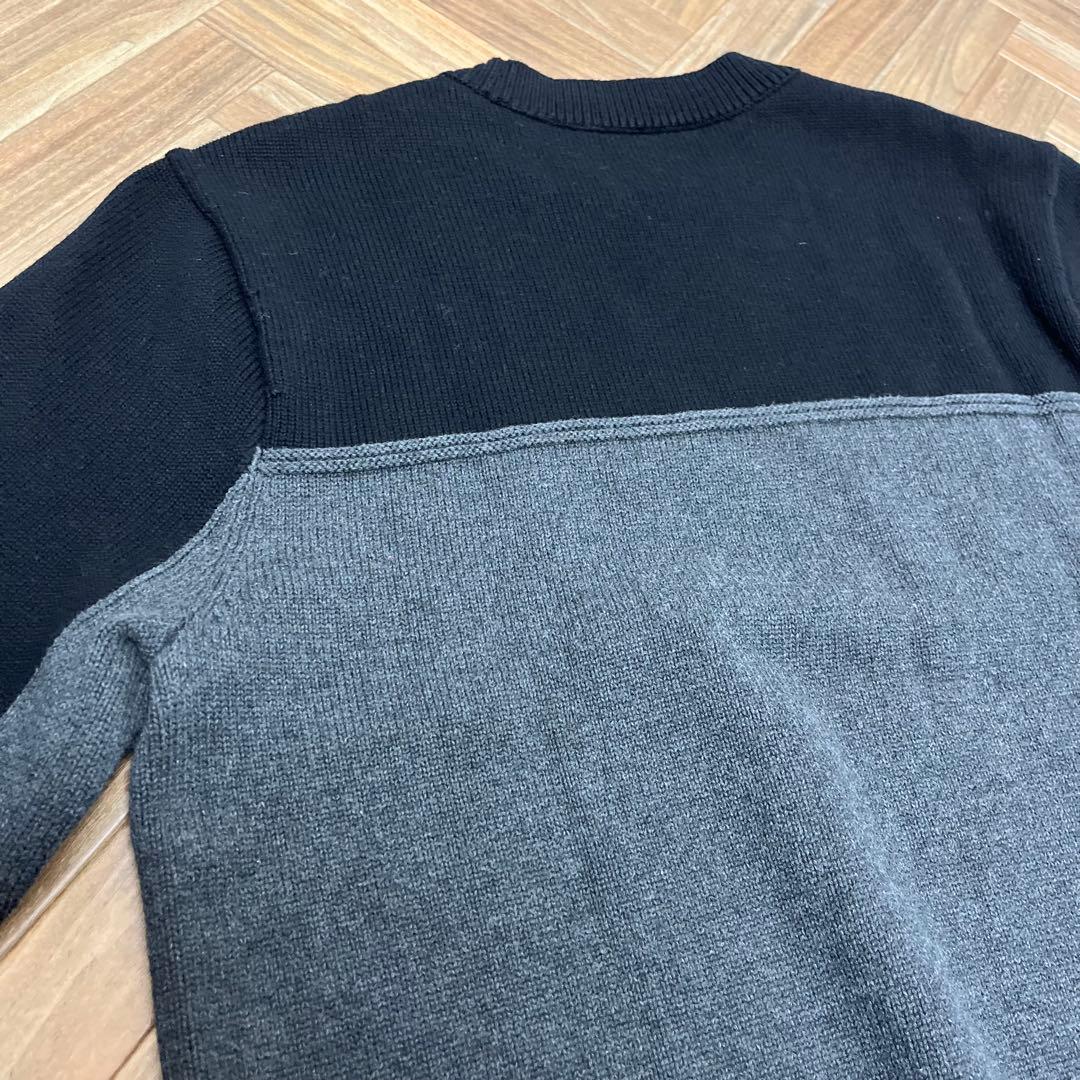希少　AIME LEON DORE バイカラー　コットンニット　美品　Sサイズ