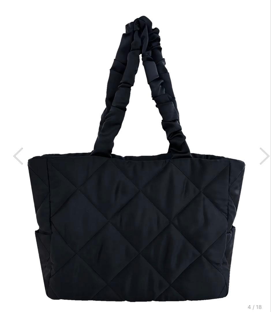 Rosemuse ロゼミューズ　satin quilting big tote