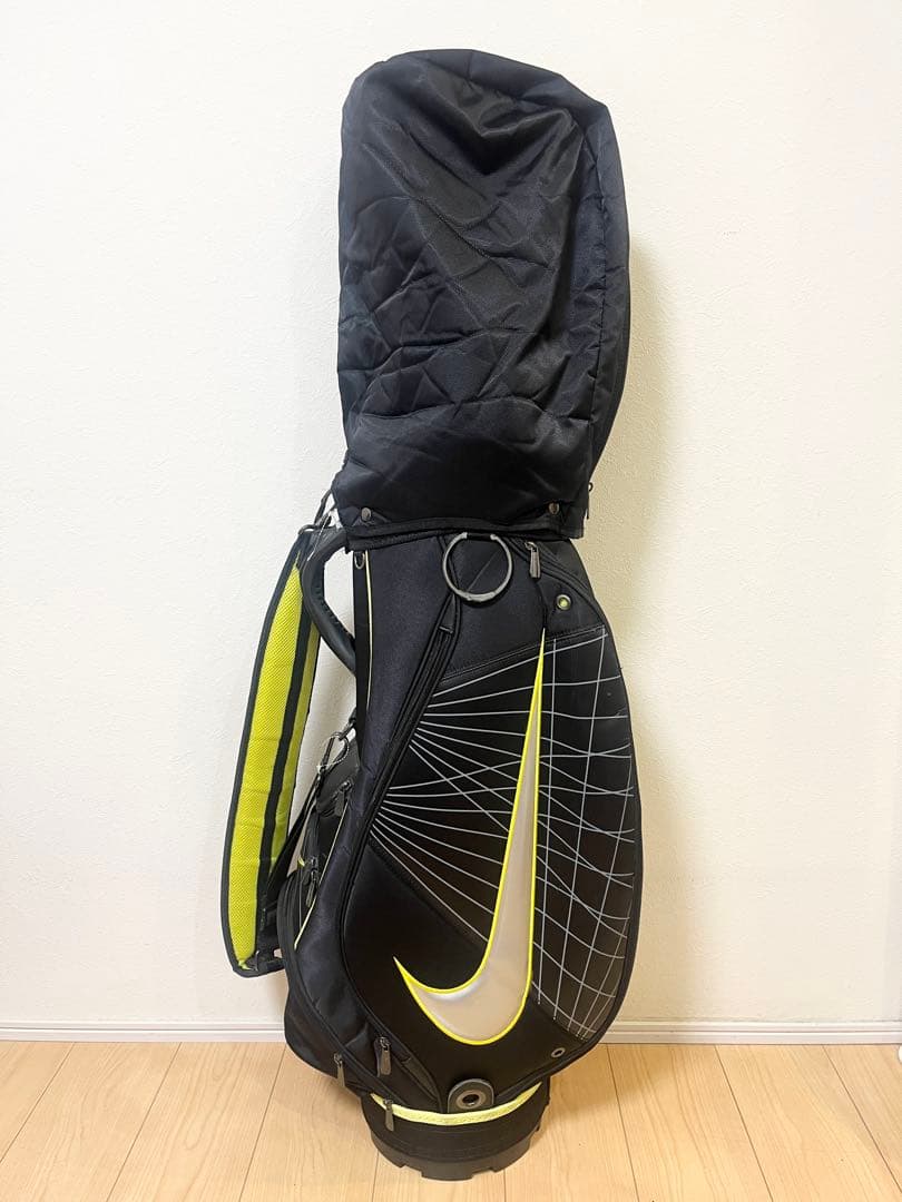 【大人気‼️】Nike ゴルフ キャディバッグ ナイキ　黒/黄　蛍光