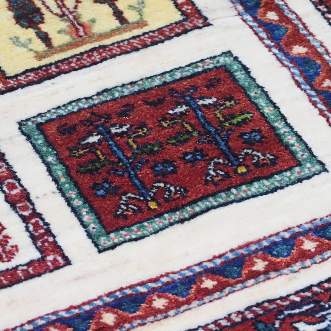 ゾランヴァリ　ギャッベ（中判）ルリバフ　174×119ｃｍ