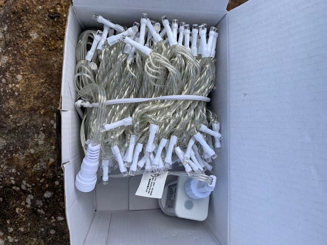 【4セット　180m分】LEDイルミネーションライト ゴールド