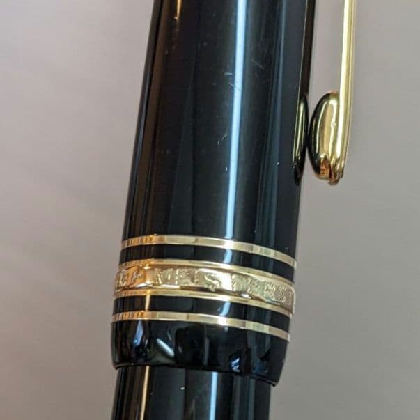 美品 モンブラン マイスターシュテュック 146 14C 全金 中字万年筆