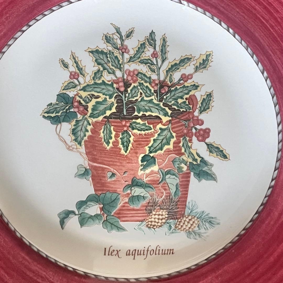 【希少品】英国製　ウェッジウッド★サラズガーデン★クリスマス限定プレート2枚