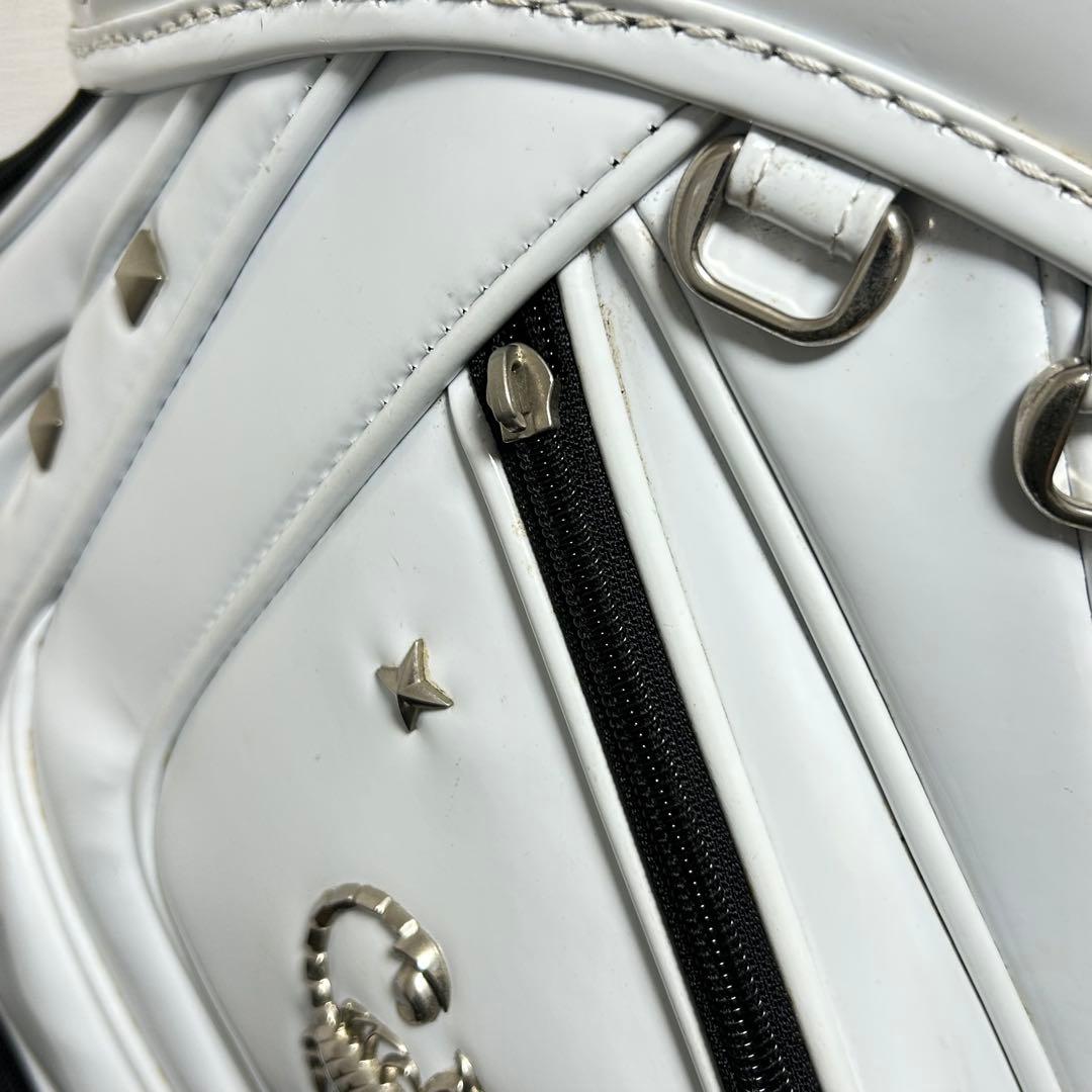 ZEAL 限定 スカルデザイン キャディバッグ 9.0型 3点式 ド派手