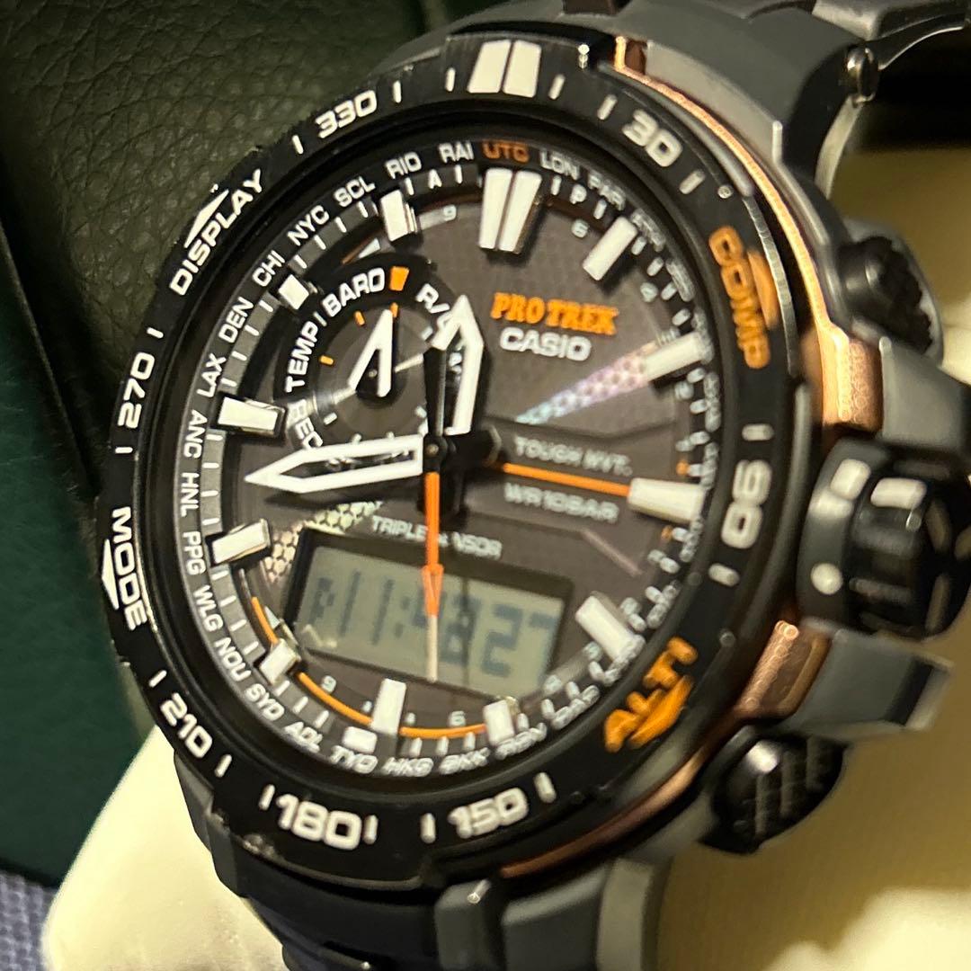 美品 CASIO PROTREK PRW-6000Y 電波ソーラー