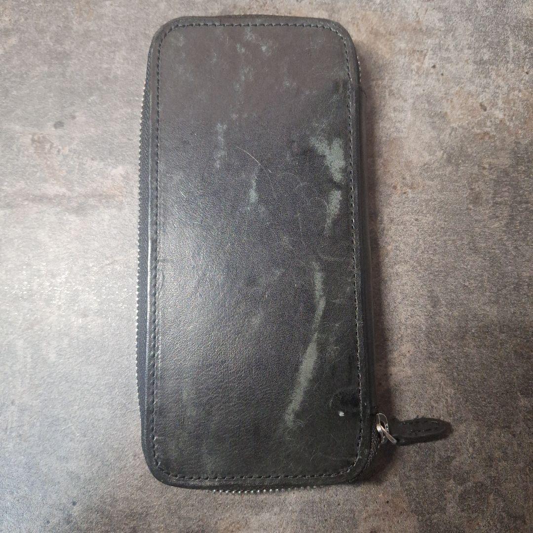 ラダイト　新作ラウンドジップペンケース　黒