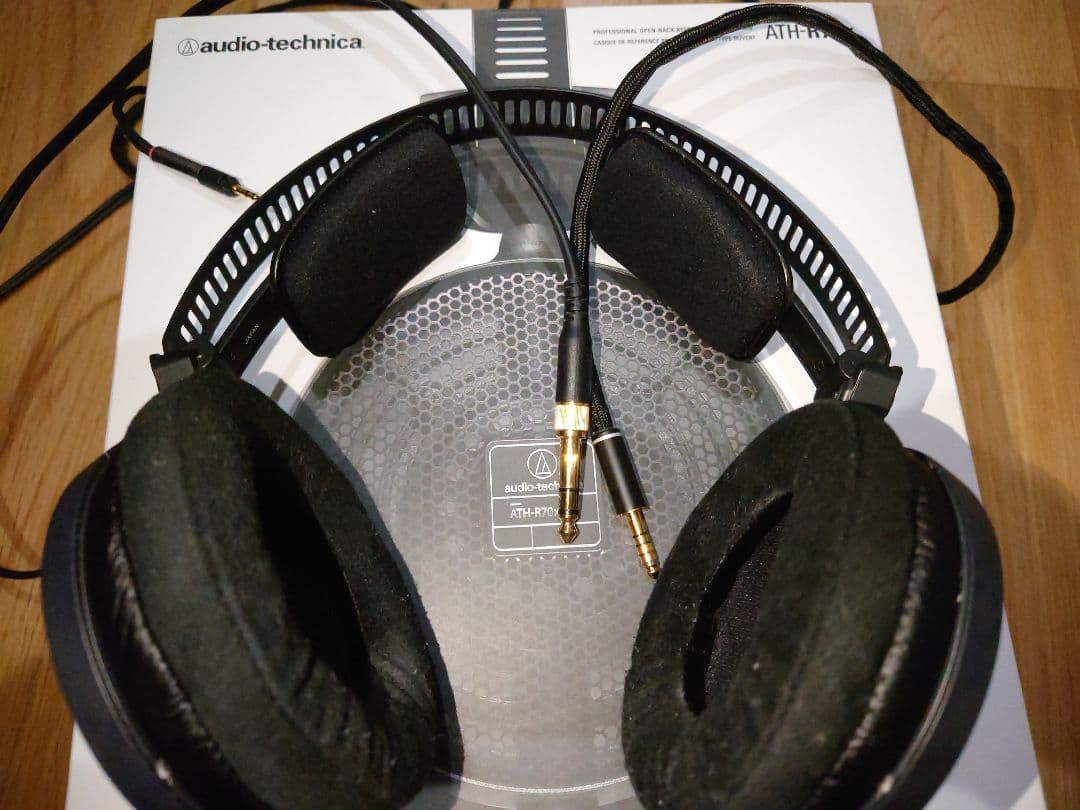 オーディオテクニカR70xと4.4mmケーブル