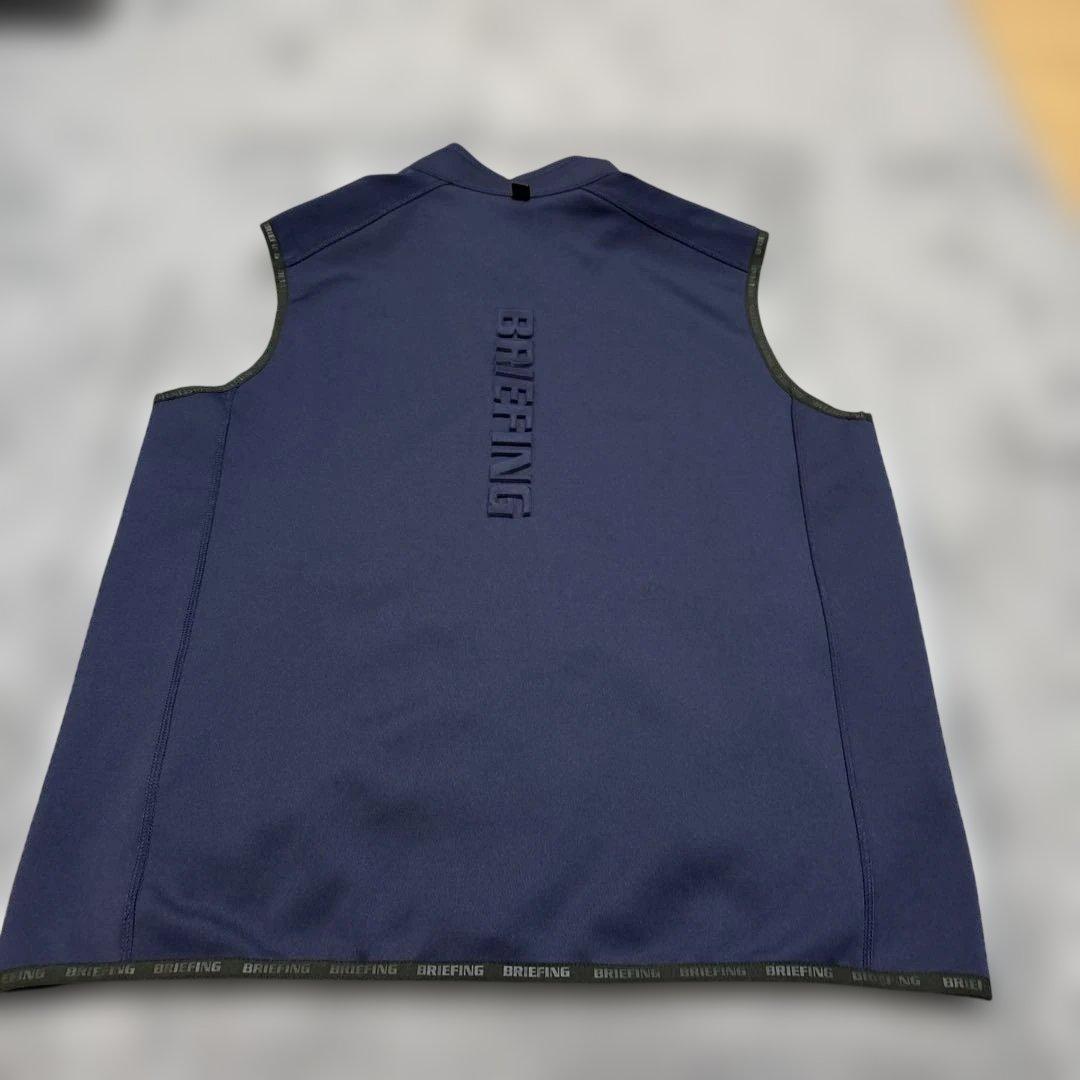 ブリーフィング　ブリーフィングゴルフ　ベスト　ネイビー　L 美品