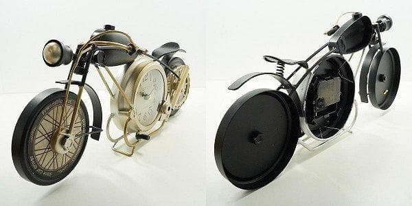 ISHIGURO イシグロ アメリカン バイク クロック 置時計 ブラック