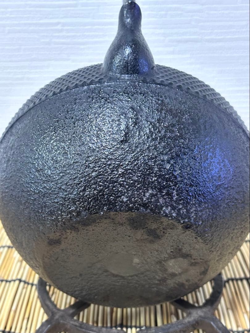 未使用品、供箱等付属品付　南部三厳堂造　１５型アラレ　summer様　売約済み