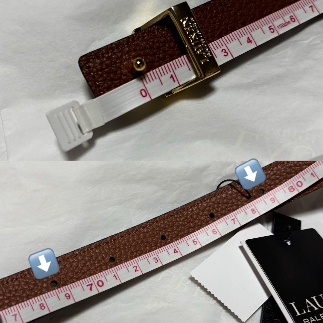 LAUREN RALPH LAUREN リバーシブルベルト XS