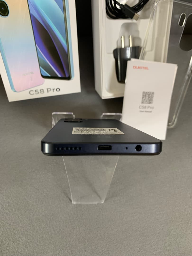超美品 SIMフリー OUKITEL C58 Pro 256GB ブラック色