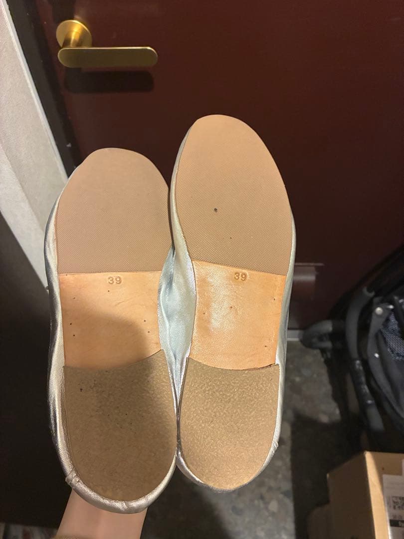 E.PORSELLI ポルセリ シルバー ジャズシューズ