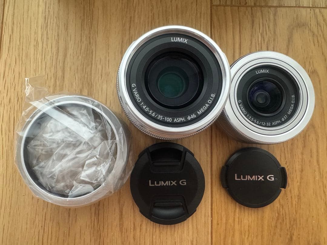 【美品】【ケース・三脚付】Panasonic DMC-GF7W ミラーレス一眼