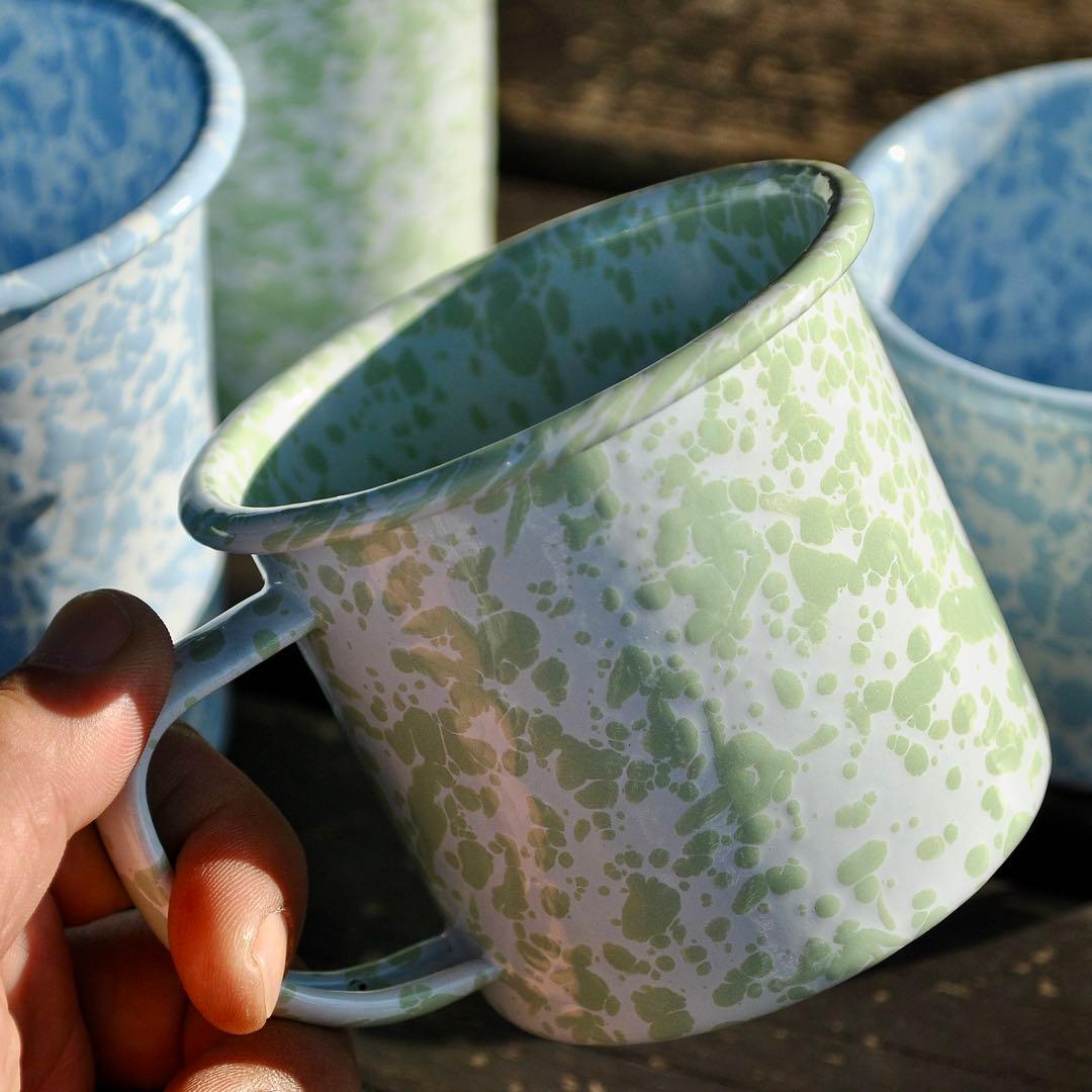 クロウキャニオンホーム★ホーロー食器【ライトグリーン4点セット】琺瑯食器