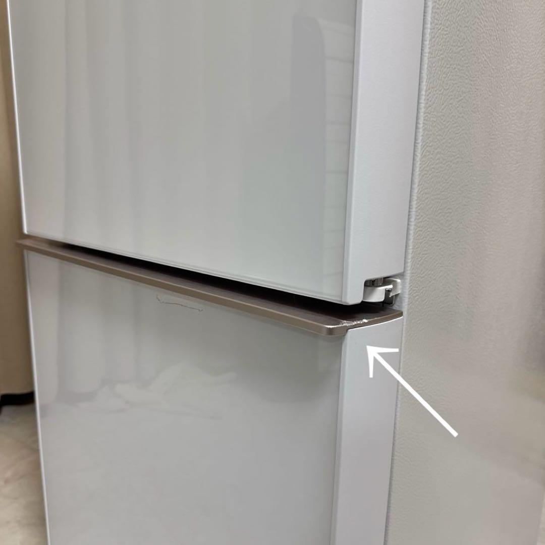 SHARP プラズマクラスター搭載冷蔵庫 137L ガラストップ つけかえドア