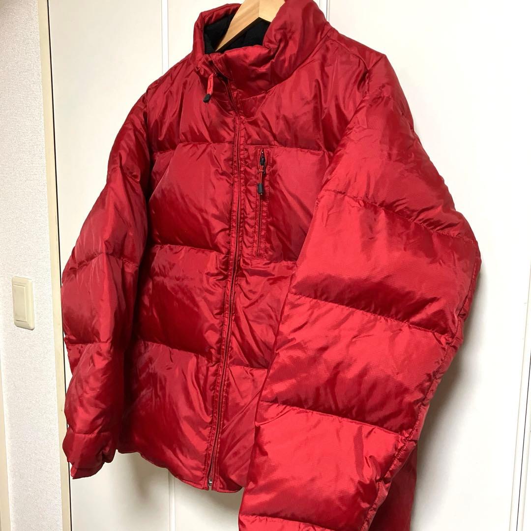 GAP ダウンジャケット164879　Lサイズ RED 裏フリース